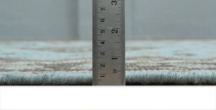 Hand knotted 4x6 Persian Blue and Brown Antique Vintage Wool Area Rug | TRD242846 - The Rug Decor