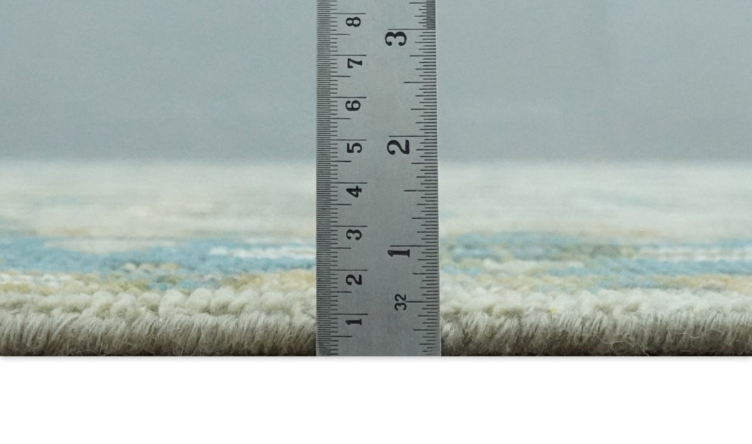 Hand Knotted 5x8, 6x9, 8x10, 9x12, 10x14, 12x15 Traditional Beige and Blue Vintage Persian Wool Area Rug | TRDCP957 - The Rug Decor