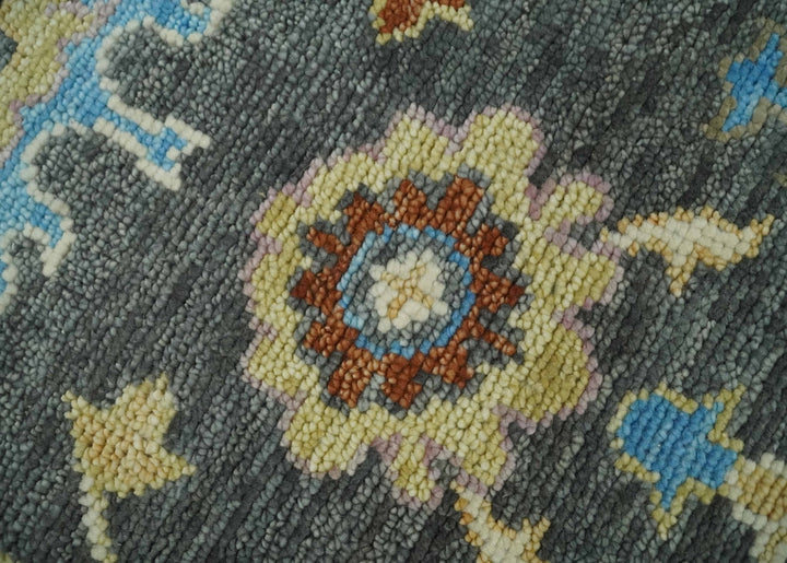 Hand Knotted 6x9, 8x10, 9x12, 10x14 and 12x15 Grayl and Ivory Traditional Persian Oushak Wool Rug | TRDCP825 - The Rug Decor