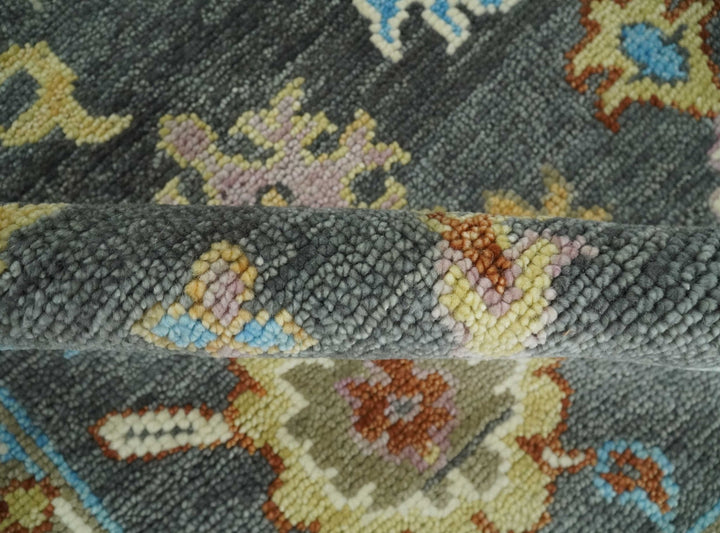 Hand Knotted 6x9, 8x10, 9x12, 10x14 and 12x15 Grayl and Ivory Traditional Persian Oushak Wool Rug | TRDCP825 - The Rug Decor