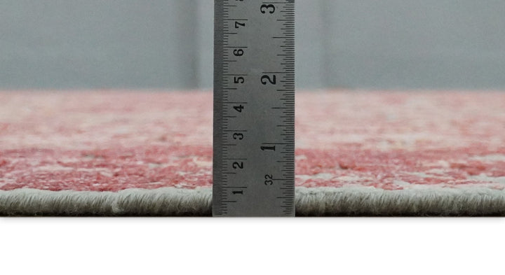 Hand Knotted 9x12 Pink and Silver Modern Persian Abstract Bamboo Silk and Wool Area Rug | TRD2061912 - The Rug Decor