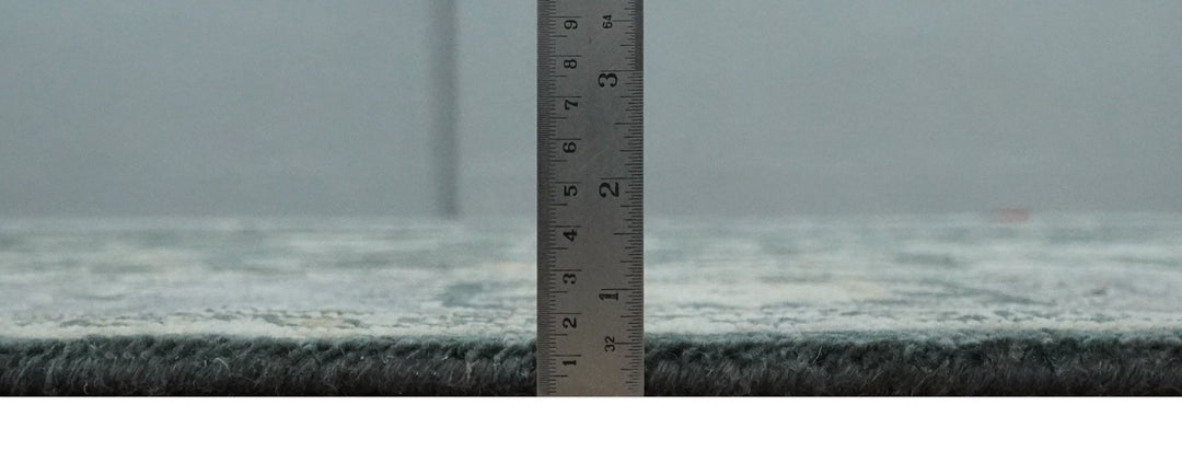 Hand Knotted Gray and Silver Traditional Antique Wool Area Rug, Living Room and Bedroom Rug - The Rug Decor