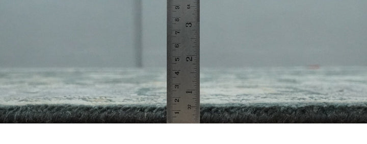 Hand Knotted Gray and Silver Traditional Antique Wool Area Rug, Living Room and Bedroom Rug - The Rug Decor