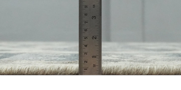 Hand Knotted Gray, Beige and Charcoal Traditional Persian Heriz Serapi Wool Area Rug, Kids, Living Room and Bedroom Rug | MEHK6 - The Rug Decor