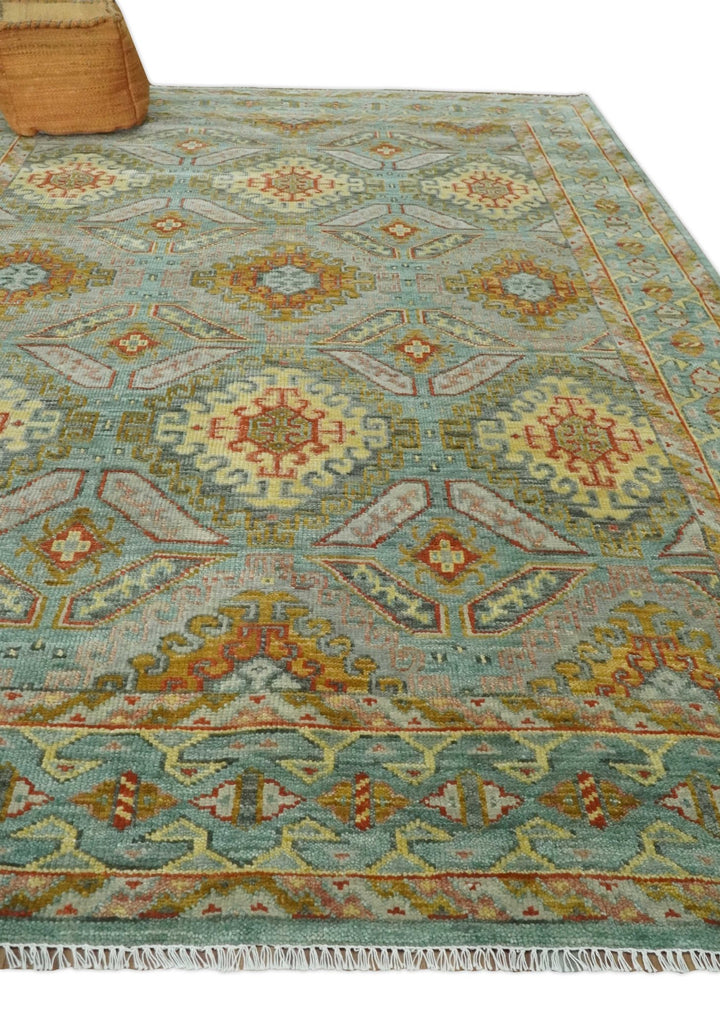 Hand Knotted Gray, Silver and Beige Oriental Traditional Wool Area Rug, Living Room and Bedroom Rug - The Rug Decor