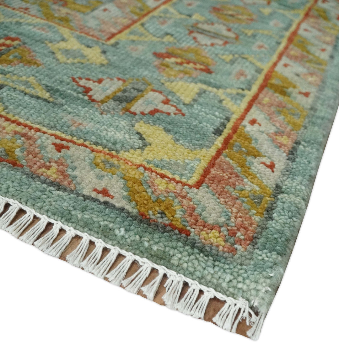Hand Knotted Gray, Silver and Beige Oriental Traditional Wool Area Rug, Living Room and Bedroom Rug - The Rug Decor