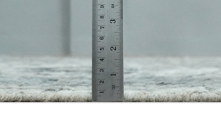 Hand Knotted Ivory, Silver and Beige Traditional Rug Made with Blended Wool 5x8, 8x10 and 9x12 | UL29 - The Rug Decor