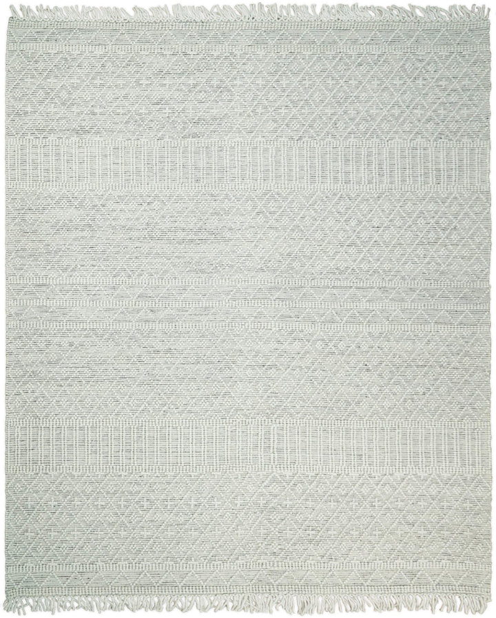 Hand Made Woolen Chunky and Soft White Wool Area Rug | CAL1 - The Rug Decor