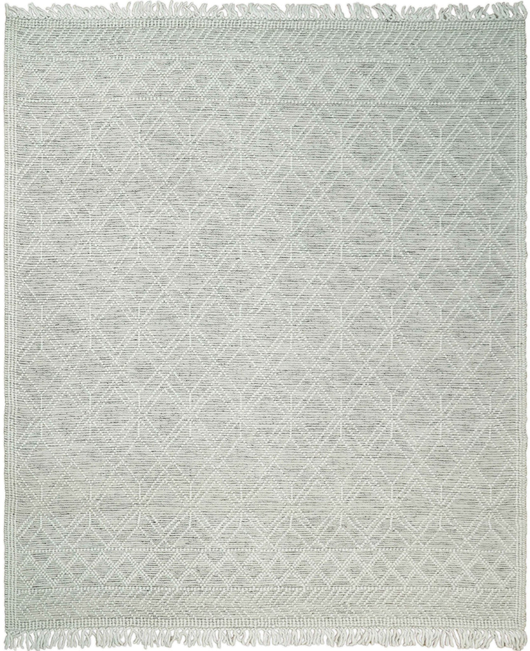 Hand Made Woolen Chunky and Soft White Wool Area Rug | CAL4 - The Rug Decor