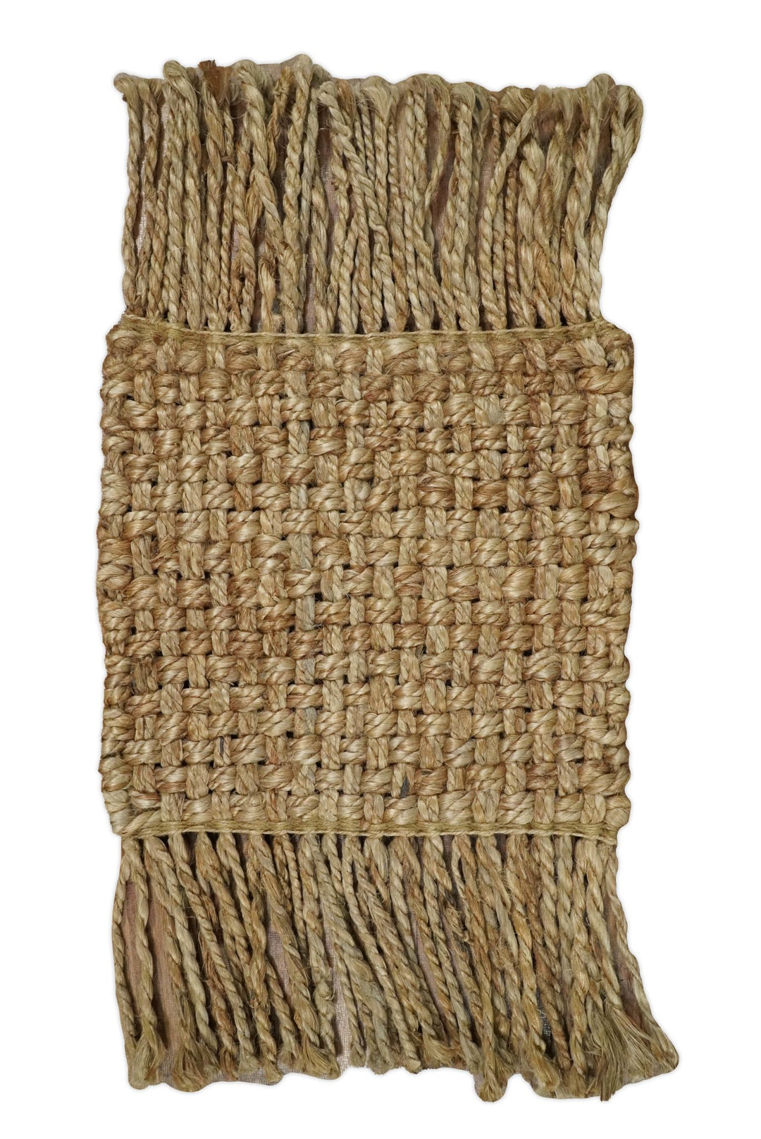 Hand Woven 100% Natural Fiber Brown Natural Jute Rug | JR007 - The Rug Decor