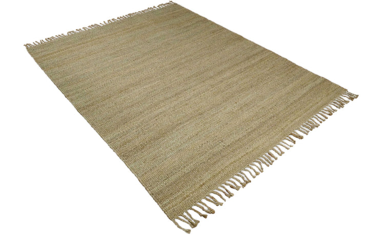 Hand Woven 100% Natural Fiber Brown Natural Jute Rug | JR008 - The Rug Decor