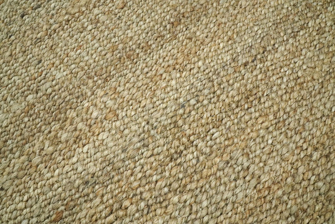Hand Woven 100% Natural Fiber Brown Natural Jute Rug | JR008 - The Rug Decor