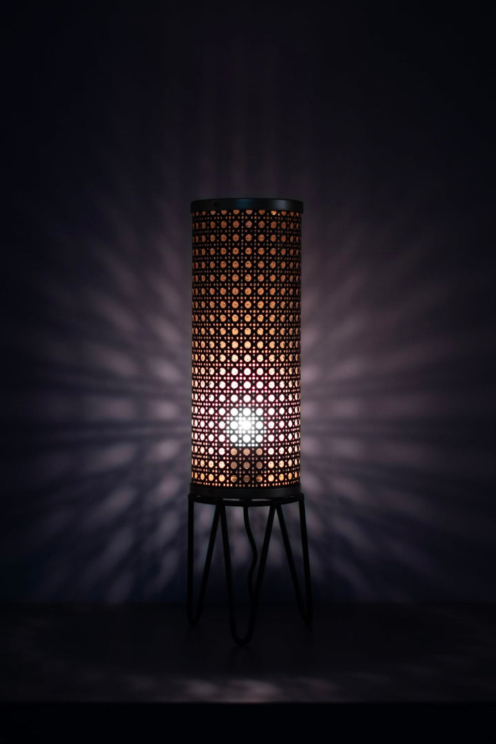 Handcrafted Metal Table Lamp - Artistically for Home Decoration, Bedroom, Living Room, Side Table - The Rug Decor