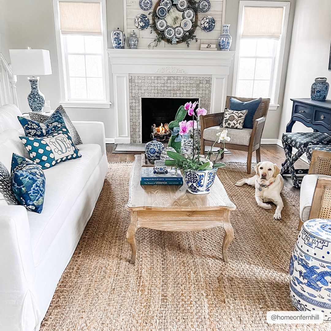 Handwoven tan Contemporary Solid Natural fiber jute area rug - The Rug Decor