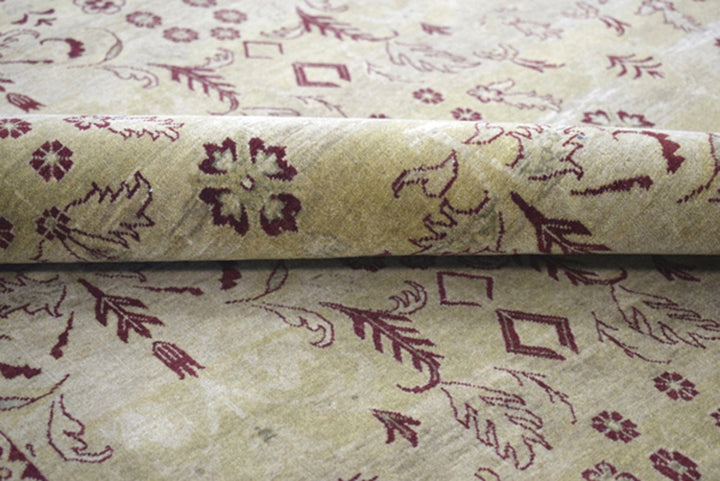 High knot 10 x 14 Handmade Area Rug made with Hand-spun Wool - The Rug Decor