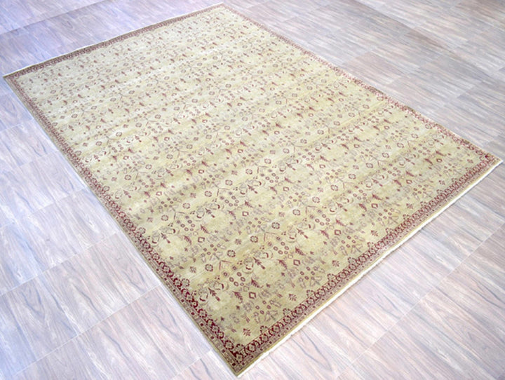 High knot 10 x 14 Handmade Area Rug made with Hand-spun Wool - The Rug Decor
