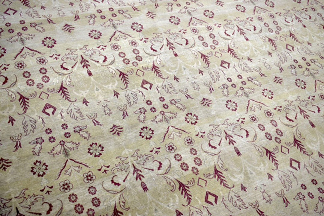 High knot 10 x 14 Handmade Area Rug made with Hand-spun Wool - The Rug Decor