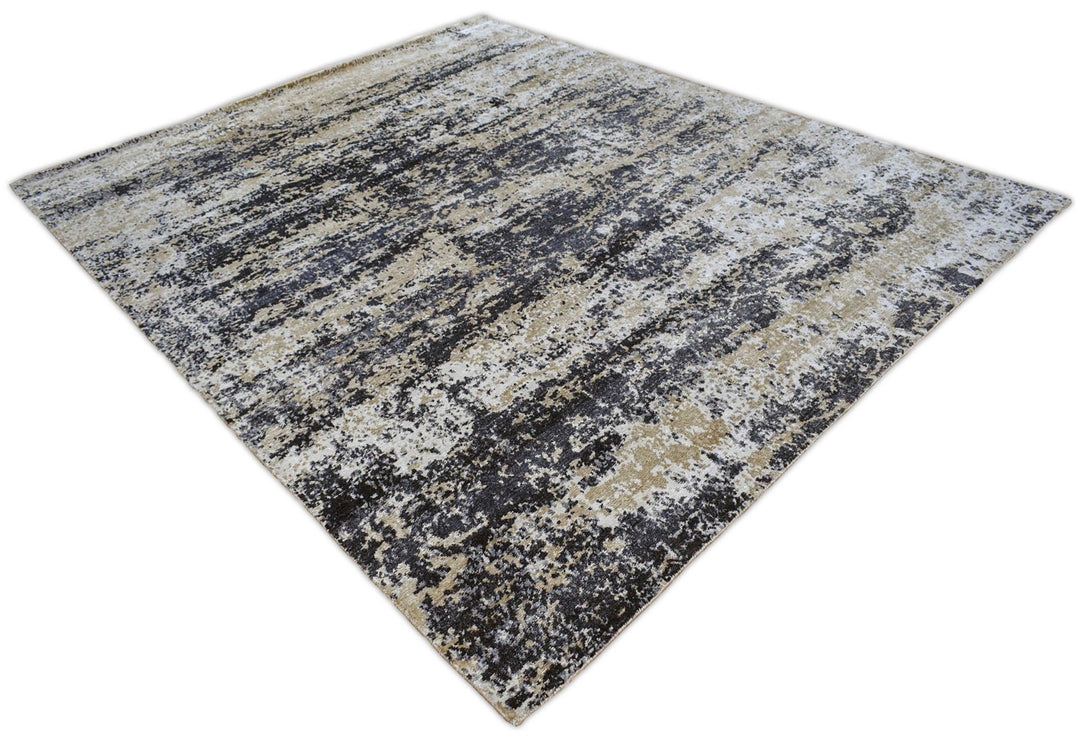 Industrial Design Handmade Bamboo Silk 8x10 Area Rug | TRD1692810 - The Rug Decor