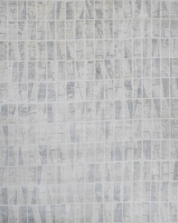 Ivory and White Handmade Area Rug Made With Fine Viscose - The Rug Decor