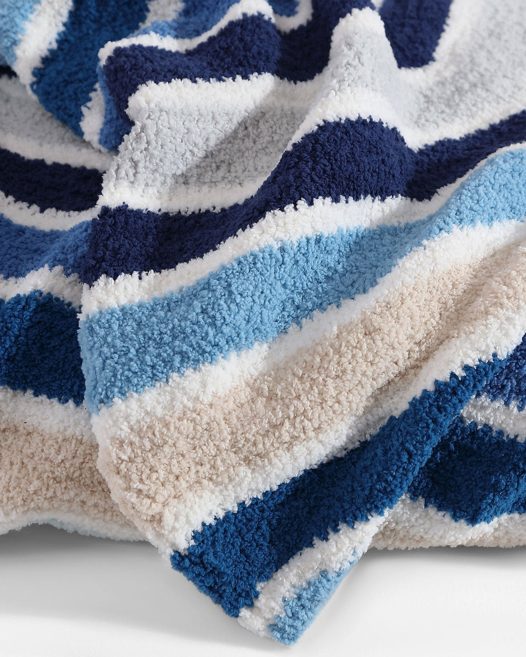 Lightweight, Cozy, and Modern Stripes Chevron Throw Blanket - The Rug Decor