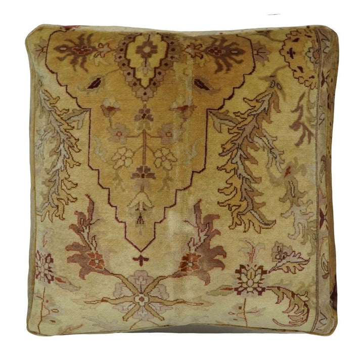 Luxury Floor Pillow made Pouf from restored fine quality hand knotted area rug |FP2 - The Rug Decor