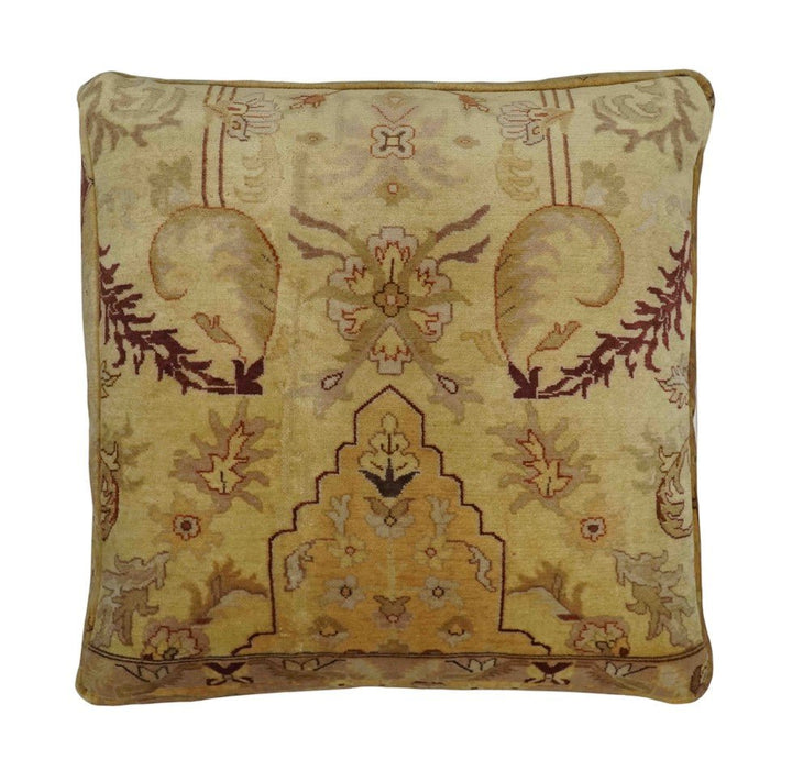 Luxury Floor Pillow made Pouf from restored fine quality hand knotted area rug |FP2 - The Rug Decor