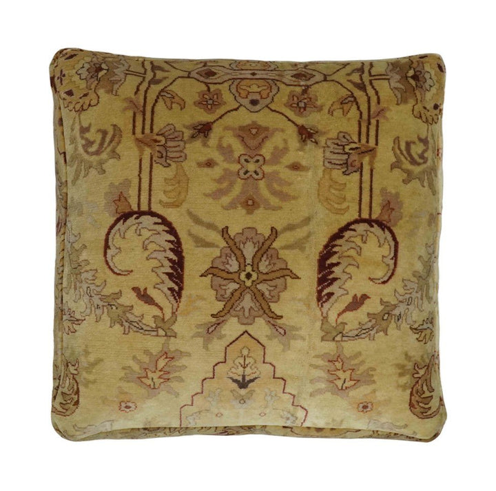 Luxury Floor Pillow made Pouf from restored fine quality hand knotted area rug |FP2 - The Rug Decor