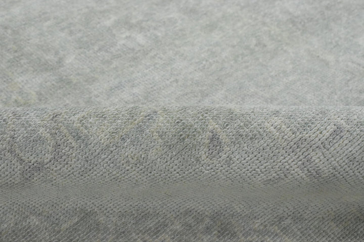 Luxury Hand knotted Wool 8x10 Gray Area Rug | EMP3 - The Rug Decor