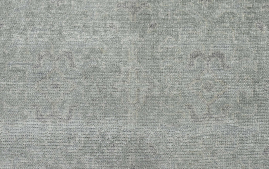 Luxury Hand knotted Wool 8x10 Gray Area Rug | EMP3 - The Rug Decor