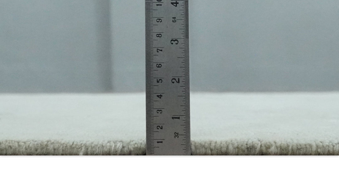 Modern Abstract Silver And Gray Hand knotted Art Silk Area Rug - The Rug Decor