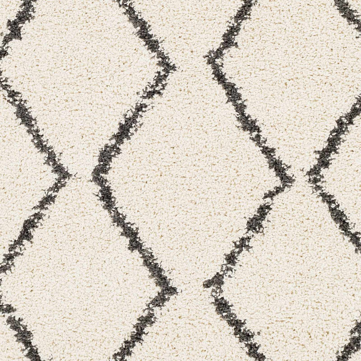 Modern Contemporary Beige and Charcoal Plush Pile Multi size Area Rug - The Rug Decor