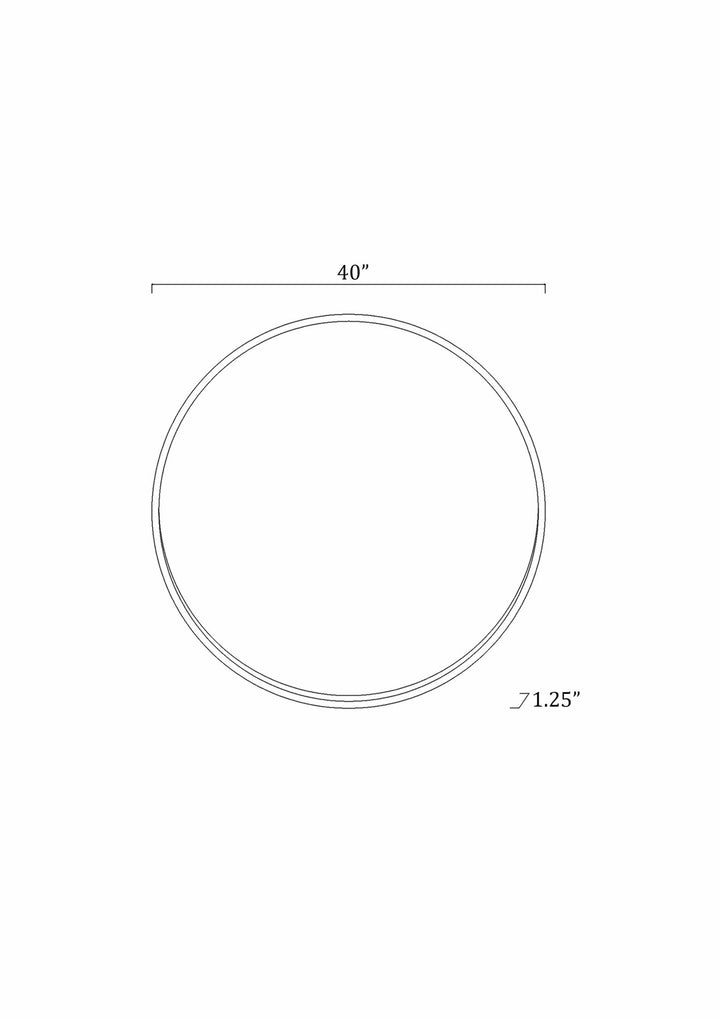 Modern Golden Ring Wall Mirror Round Prefect for Home Decor - The Rug Decor