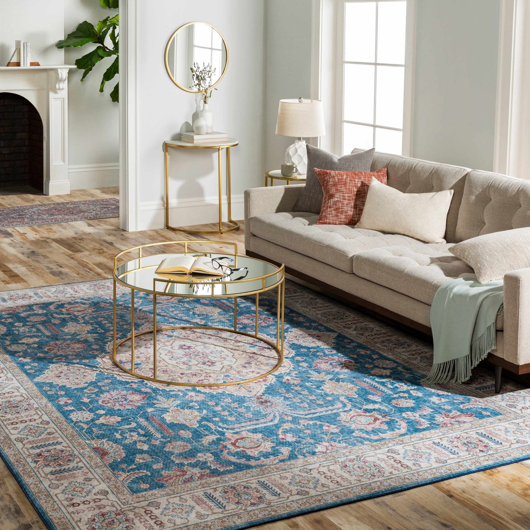 Modern Golden Ring Wall Mirror Round Prefect for Home Decor - The Rug Decor