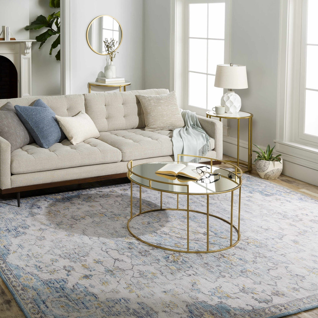 Modern Golden Ring Wall Mirror Round Prefect for Home Decor - The Rug Decor