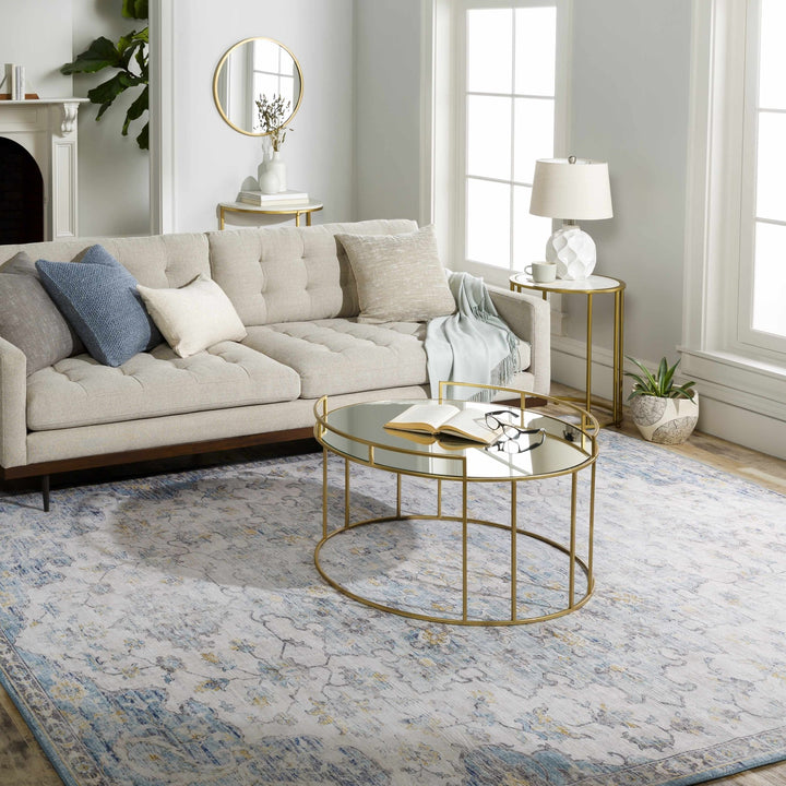 Modern Golden Ring Wall Mirror Round Prefect for Home Decor - The Rug Decor