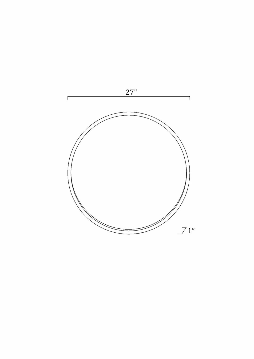 Modern Golden Ring Wall Mirror Round Prefect for Home Decor - The Rug Decor