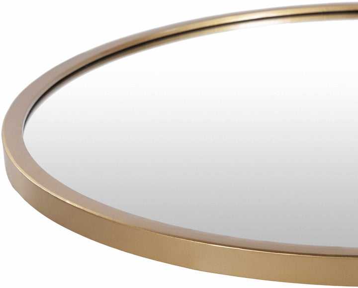 Modern Golden Ring Wall Mirror Round Prefect for Home Decor - The Rug Decor