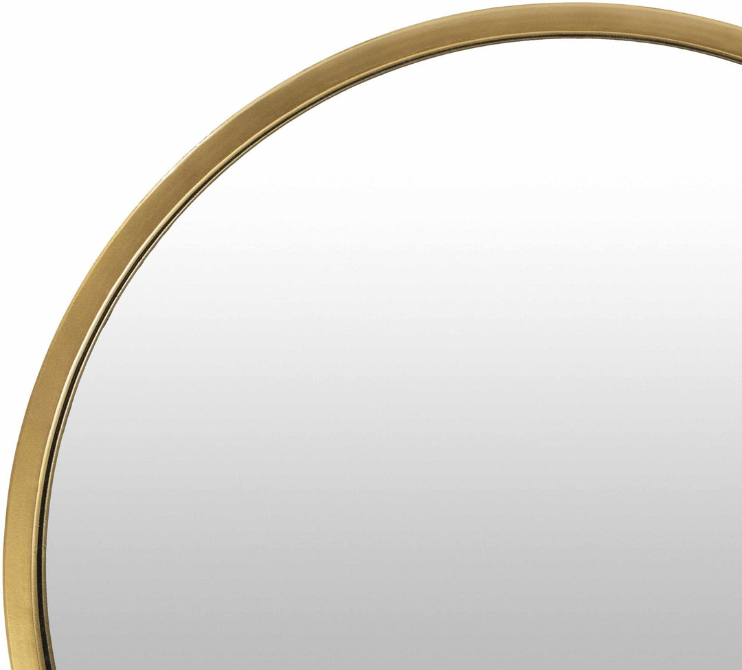 Modern Golden Ring Wall Mirror Round Prefect for Home Decor - The Rug Decor