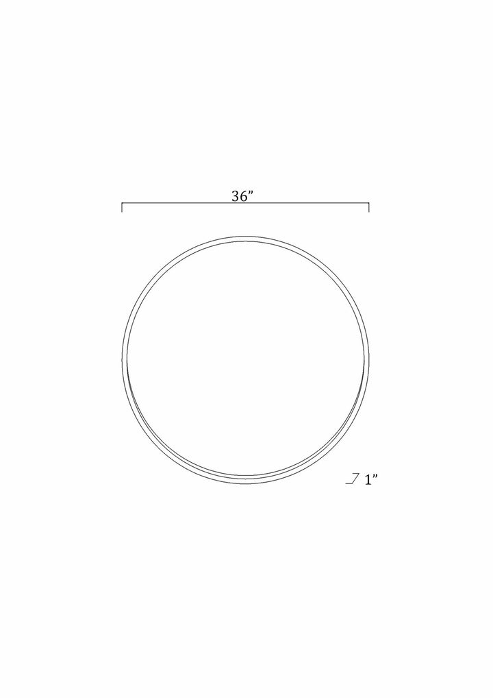 Modern Golden Ring Wall Mirror Round Prefect for Home Decor - The Rug Decor