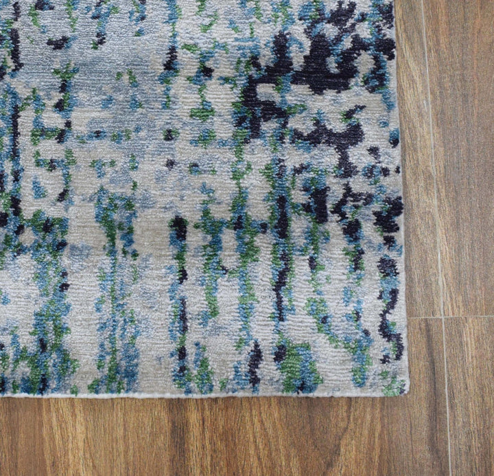 Modern Handmade Bamboo Silk 8' x 10' Area Rug | The Rug Decor | TRD1700810 - The Rug Decor