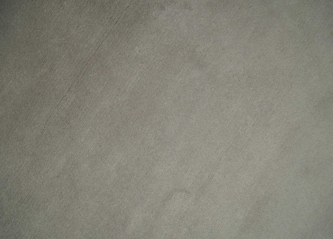 Modern Scandinavian 6x8 Silver and Gray Wool Hand Woven Area Rug | HL8 - The Rug Decor