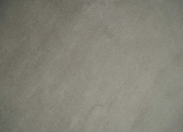 Modern Scandinavian 6x8 Silver and Gray Wool Hand Woven Area Rug | HL8 - The Rug Decor