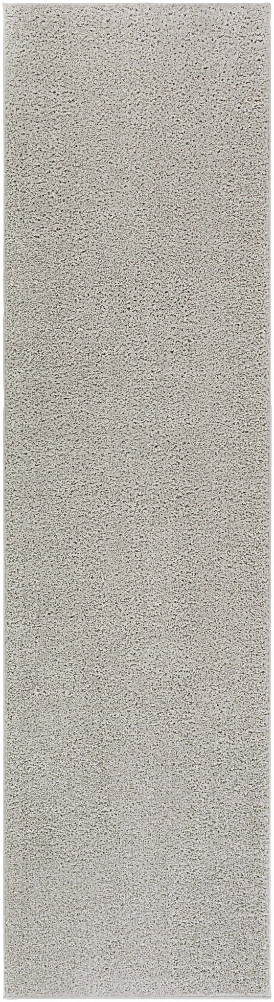 Modern Solid Plane light Gray Plush Pile Moroccan Style Multi size Washable Area Rug - The Rug Decor