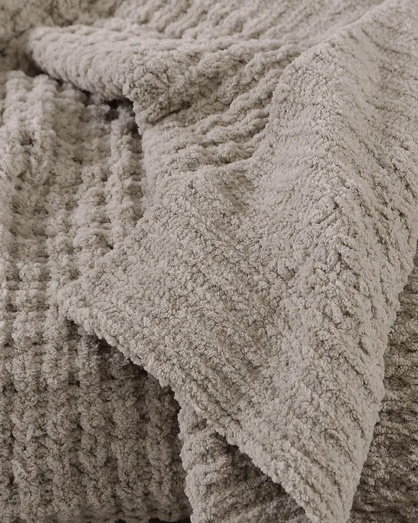 Multi Color Solid Knitted Waffle Lightweight Throw - The Rug Decor
