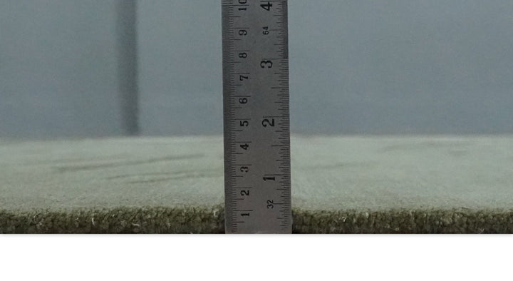 Olive and Green Modern Abstract Hand knotted 5x7 wool and Art silk Area Rug - The Rug Decor