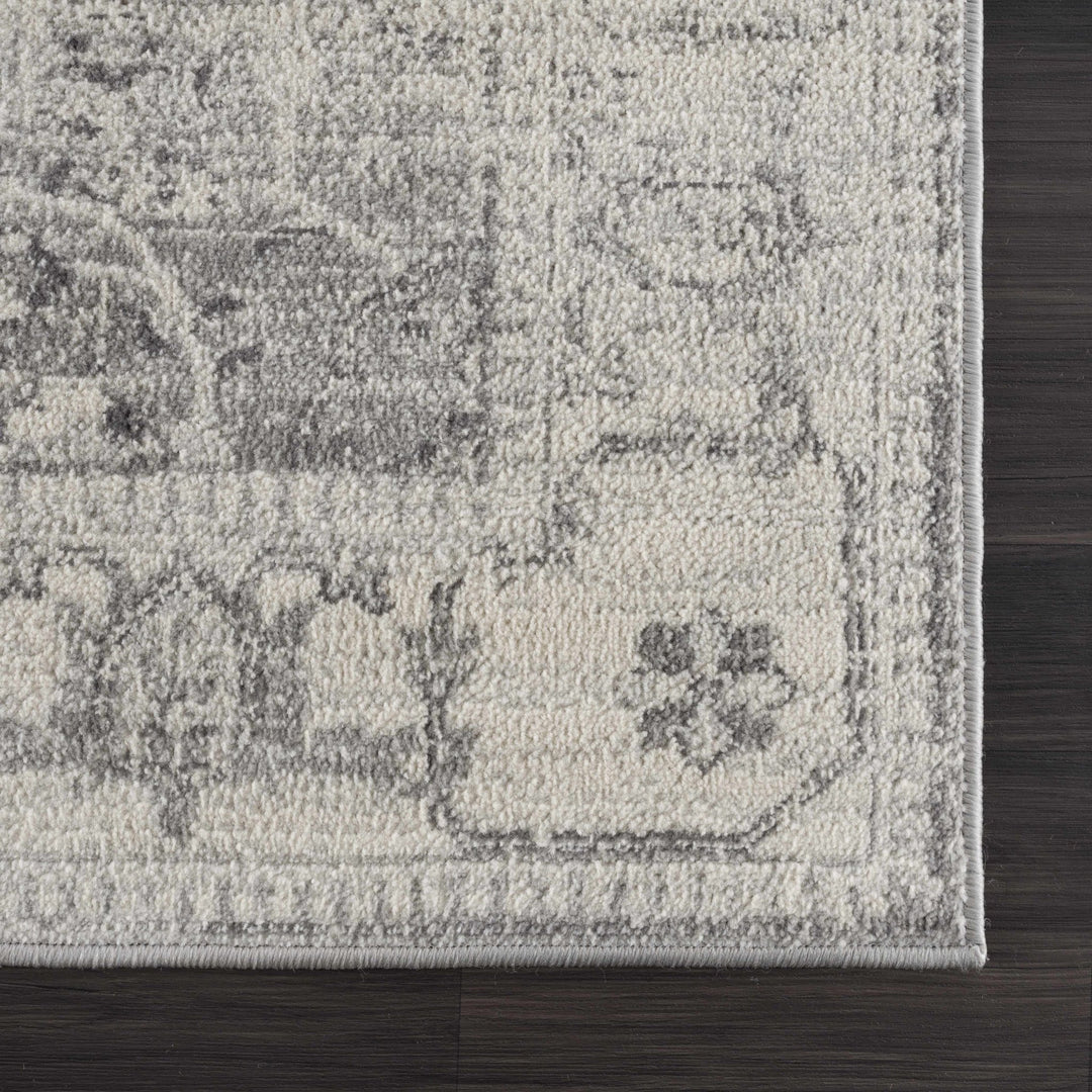 Oriental Bohemian Ivory and Gray Medium pile multi size Area Rug - The Rug Decor