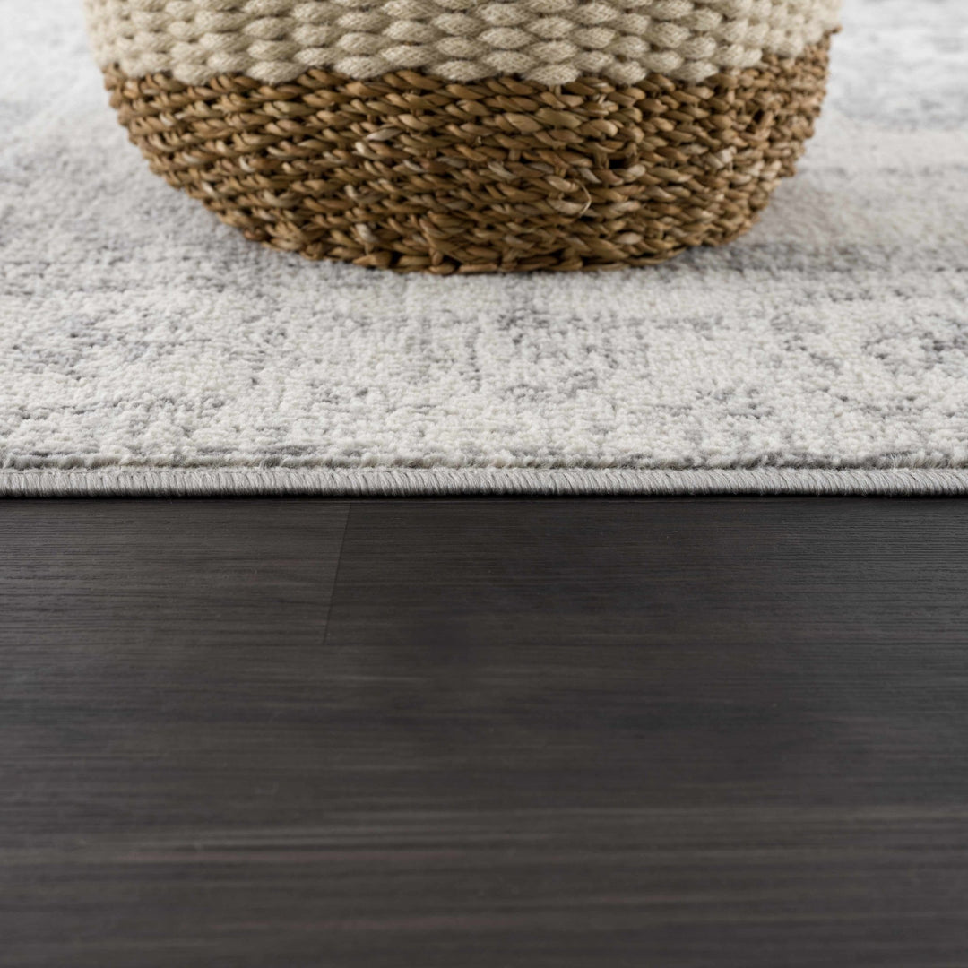 Oriental Bohemian Ivory and Gray Medium pile multi size Area Rug - The Rug Decor
