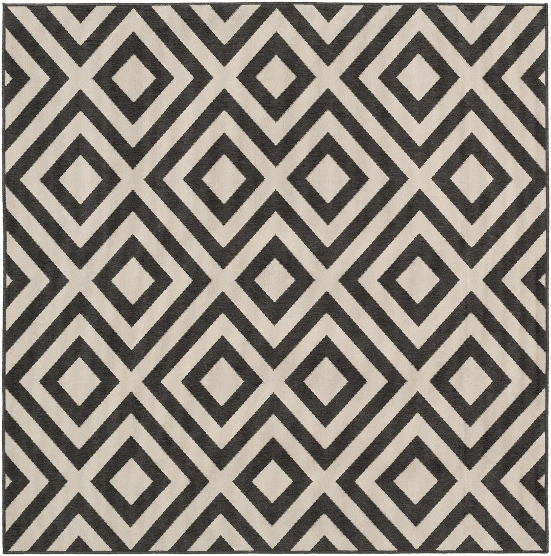Outdoor Safe Modern Geometric Beige and Charcoal Multi size Area Rug - The Rug Decor