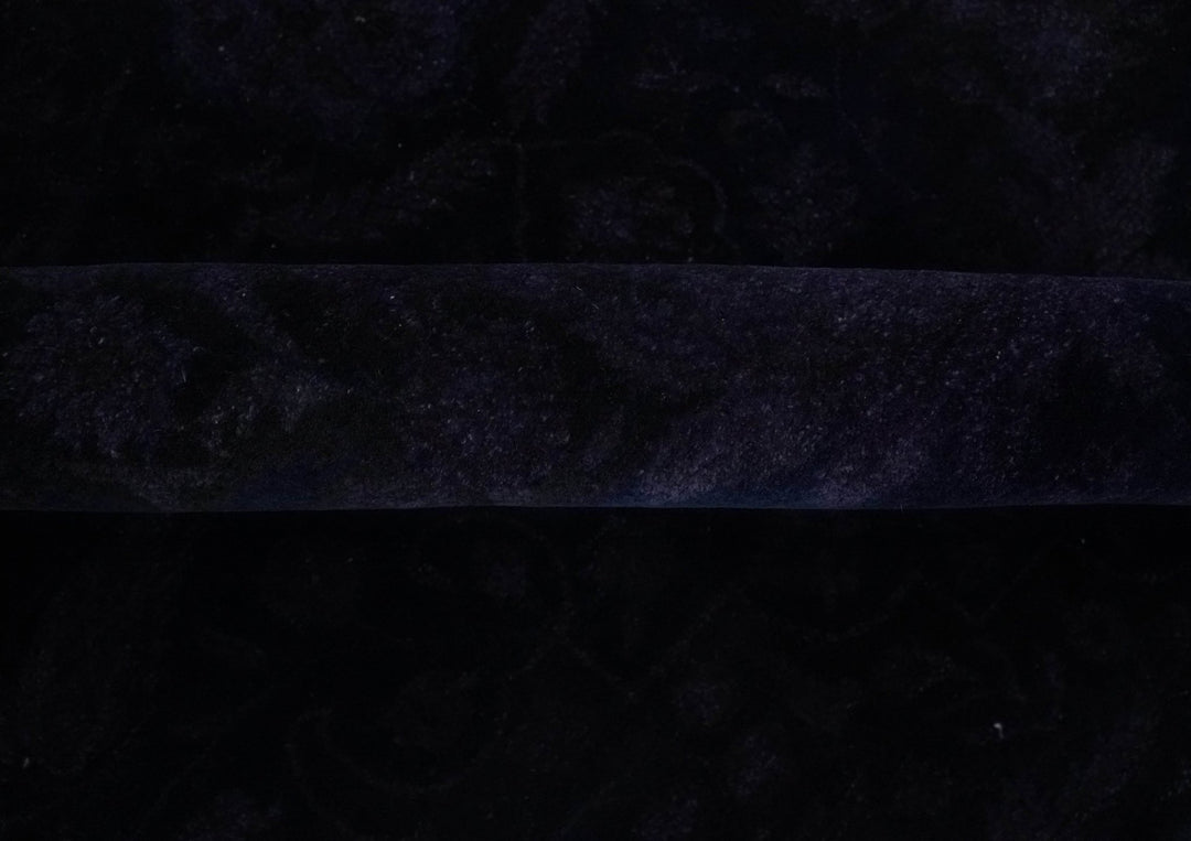 Overdyed Royal Dark Purple Hand Knotted 8x10 Traditional Oushak Design Wool Accent Rug | N362810 - The Rug Decor