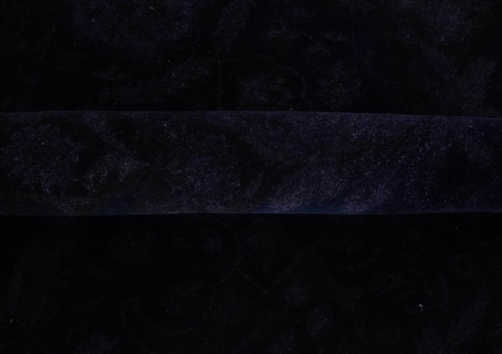 Overdyed Royal Dark Purple Hand Knotted 8x10 Traditional Oushak Design Wool Accent Rug | N362810 - The Rug Decor